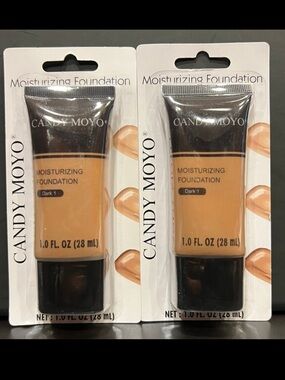 Candy Moyo Moisturizing Foundation - Dark 1. Set of 2.